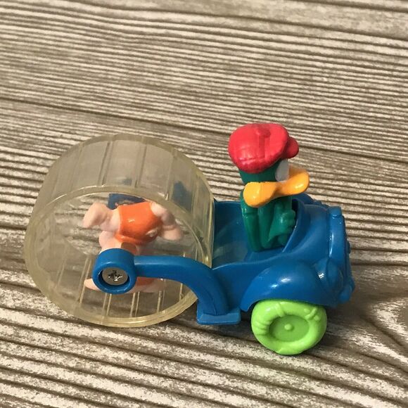 Warner Bros. 90's Tiny Toon Adventure Toys Car Plucky Duck Hampton Porky Pig Taz - Picture 3 of 12